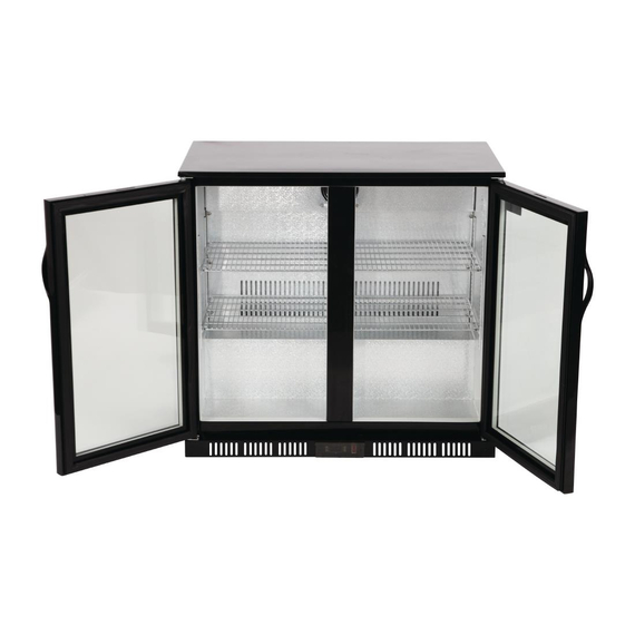 Polar Serie G Barkühlschrank mit 2 Klapptüren 198L