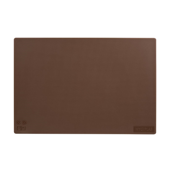 Hygiplas LDPE Schneidebrett braun 45x30x1cm