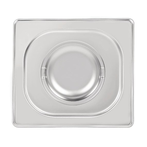 Vogue Strapazierfähiger Deckel für GN-Behälter 1/6 Edelstahl