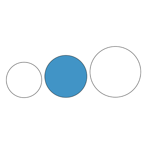 Beaumont rundes Serviertablett antirutsch 33cm