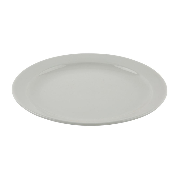 Olympia Athena runde Teller mit schmalem Rand 22,6cm (12 Stück)