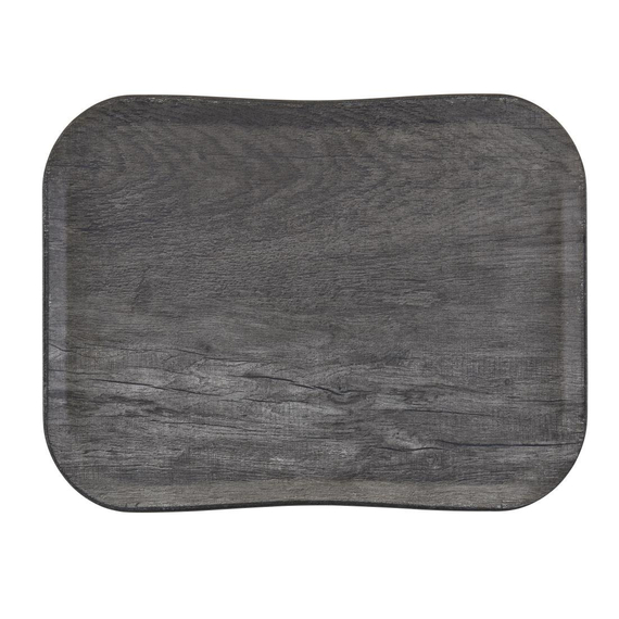 Cambro Century Tablett graues Eichenholz Design 33 x 43 cm