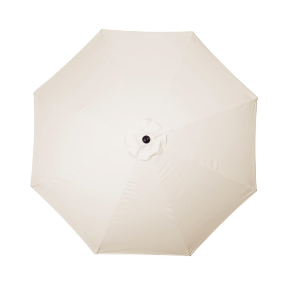Bolero Seville runder Sonnenschirm, 3 m Durchmesser, cremefarben