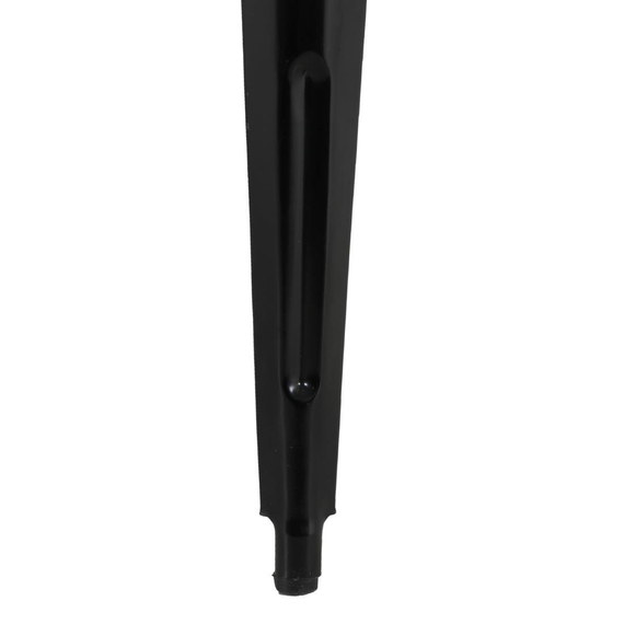 Bolero Bistro Esstisch Mangoholzplatte Schwarzer Rahmen 1450mm