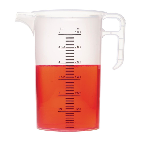 Polypropylen Messbecher 3L