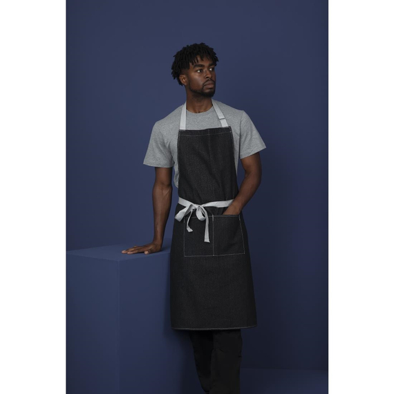 Southside Denimlatzschürze schwarz
