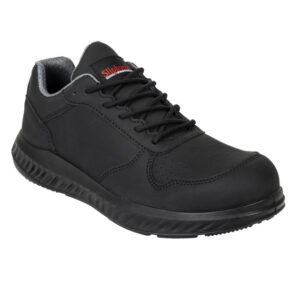 Slipbuster Recycelte Mikrofaser Turnschuhe Mattes Schwarz 45