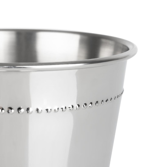 Olympia Barartikel Perlen Julep Becher Edelstahl 370ml