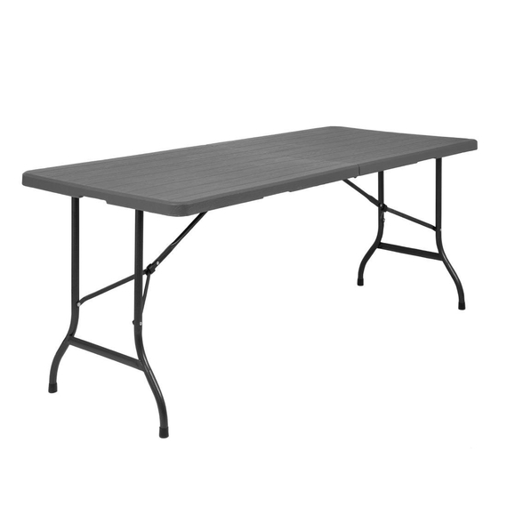 Bolero Korbgeflecht-Effekt Rechteckiger Klapptisch 6ft