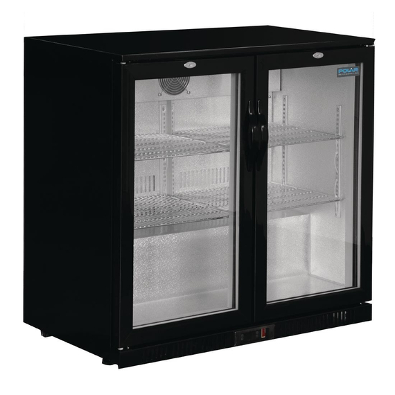 Polar Serie G Barkühlschrank mit 2 Klapptüren 208L