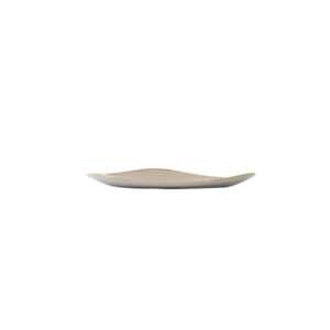 Churchill Stonecast Dreieckiger Teller, Muskatcreme, 192 mm (12 Stück)