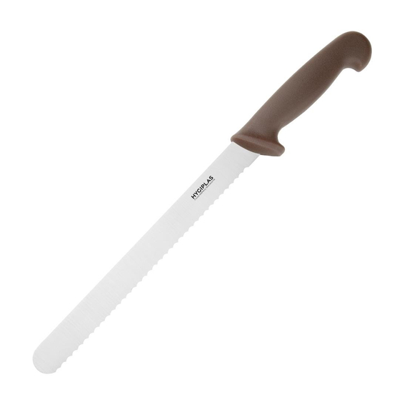 Hygiplas Universalmesser Gezahnt Braun 24,8cm
