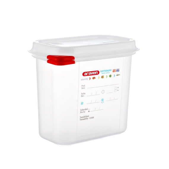 Araven GN1/9 Lebensmittelbehälter 1,5L (4 Stück)