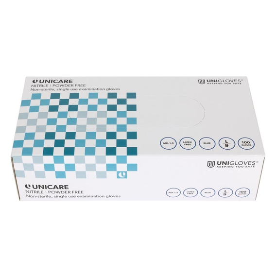 Nitrilhandschuhe puderfrei blau XL (100 Stück)