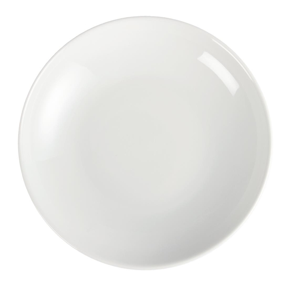 Olympia Whiteware tiefe runde Teller 26cm (6 Stück)