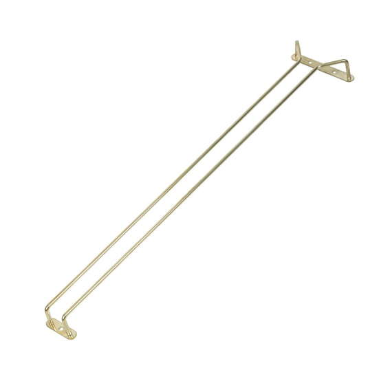 Gläserschiene Messing 61cm