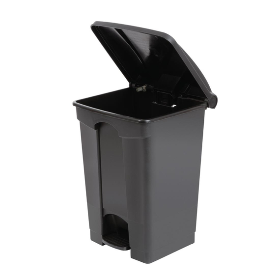 Jantex Küchenpedaleimer schwarz 45L
