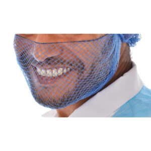 Lion Haircare Bartnetz hellblau (50 Stück)