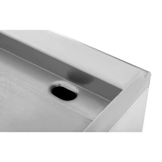 Elektrische Zweizonen-Grillplatte der Buffalo 600-Serie, 600 mm