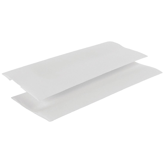 Jantex C-gefaltete Handtücher weiß 2-lagig 15er Pack (157 Stück)