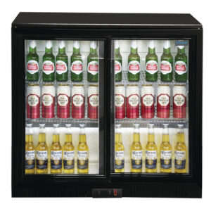 Polar Serie G Barkühlschrank mit 2 Schiebetüren 208L