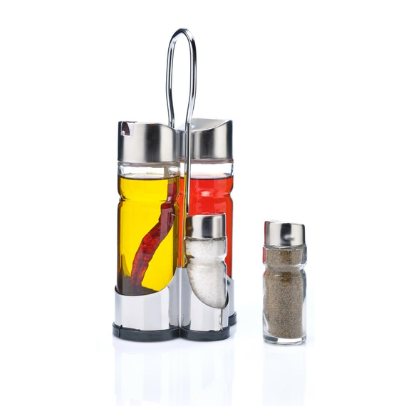 Comas Menage Set für Salz, Pfeffer und Senf
