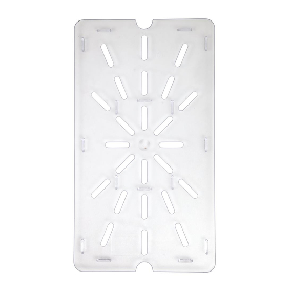 Vogue GN1/1 Abtropfrost Polycarbonat