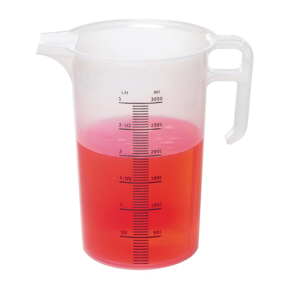 Polypropylen Messbecher 3L