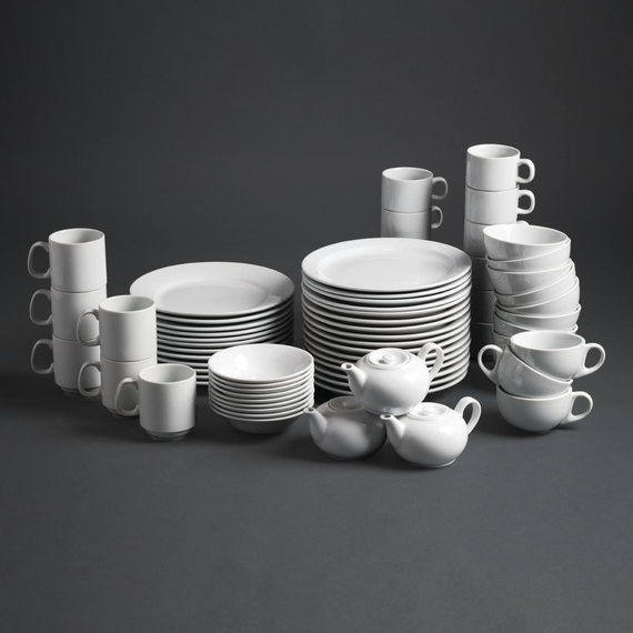 Olympia Whiteware Teetassen 20cl (12 Stück)