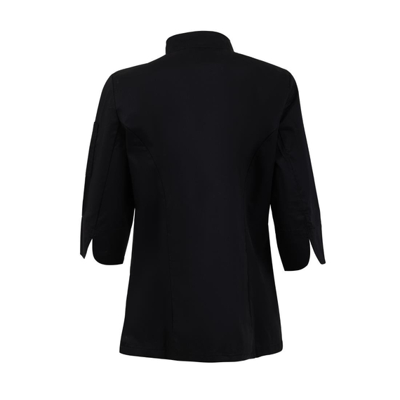 Whites Damen Kochjacke Schwarz Größe M