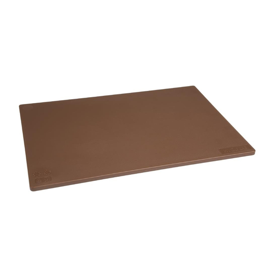 Hygiplas LDPE Schneidebrett braun 45x30x1cm