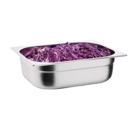 Vogue GN-Behälter Edelstahl 10cm GN1/2