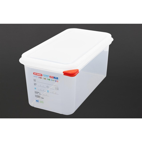 Araven Polypropylen 1/3 Gastronorm-Nahrungsbehälter 6Ltr (4 Stück)