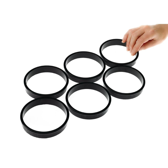 Matfer Bourgeat Exoglas Tortenring 100mm (6 Stück)