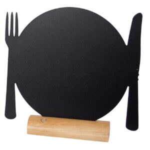 Securit Minitischtafel Teller (3 Stück)