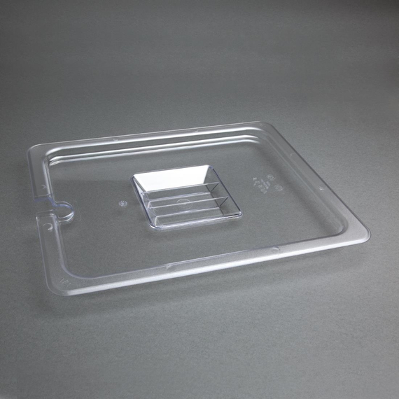 Vogue Polycarbonat Deckel mit Löffelaussparung GN1/2