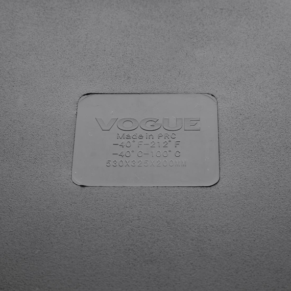 Vogue GN-Behälter GN1/1 schwarz 200mm