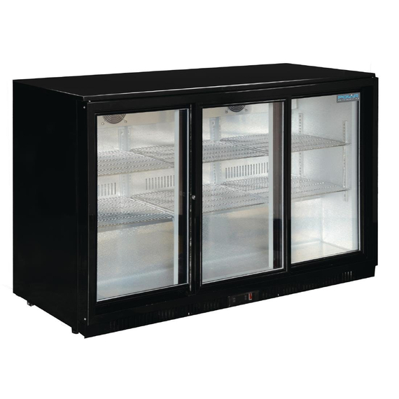 Polar Serie G Barkühlschrank mit 3 Schiebetüren 330L
