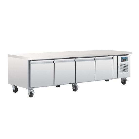 Polar Serie U 4-türiger GN-Kühltisch 420L
