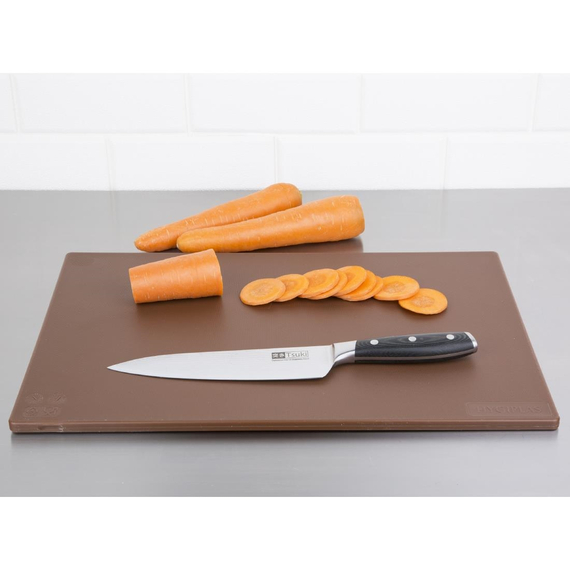 Hygiplas LDPE Schneidebrett braun 45x30x1cm