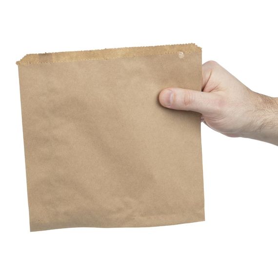 Vegware Kompostierbare Brottüten braun (100 Stück)