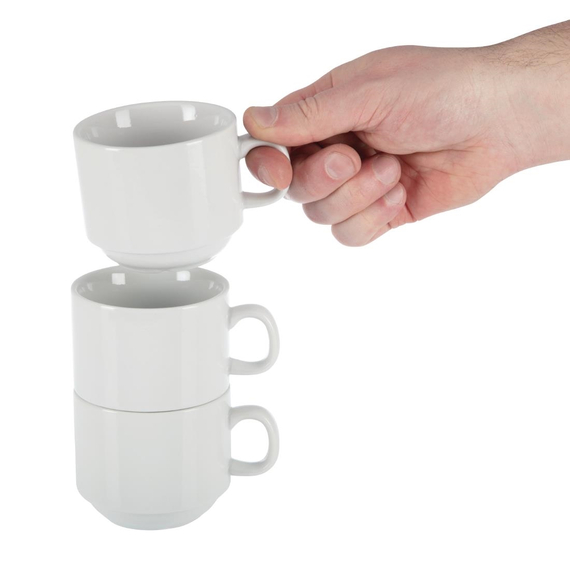 Olympia Whiteware Teetassen 20cl (12 Stück)