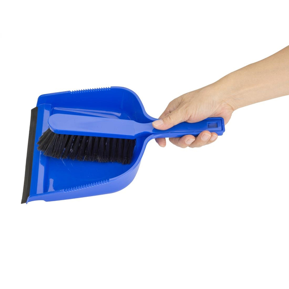 Jantex Kehrschaufel- und Bürstenset - Blau