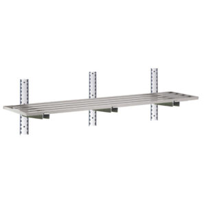 Gastro M Edelstahlwandregal 200cm breit