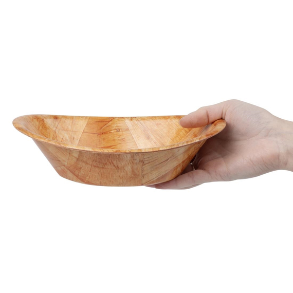 Ovale Holzschale 19 x 25,5cm
