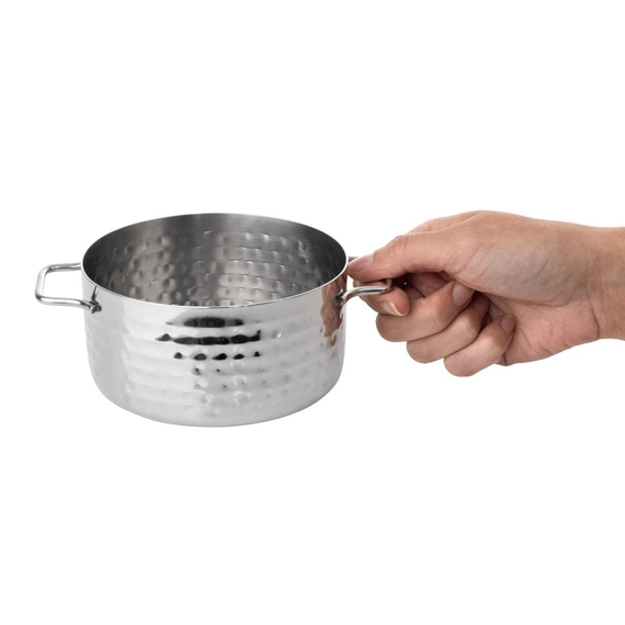 Olympia Tischpräsentation Mini-Kasserolle Hammerschlag 675ml