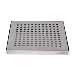 Olympia Edelstahl Tropfschale 150x150mm