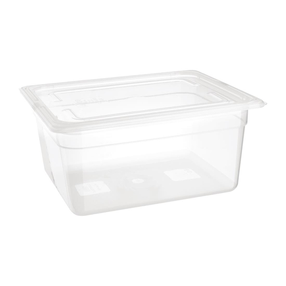 Nisbets Essentials GN 1/2 Polypropylenbehälter ohne Deckel 15cm