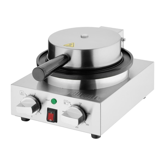 Buffalo Runde Belgische Waffelmaschine