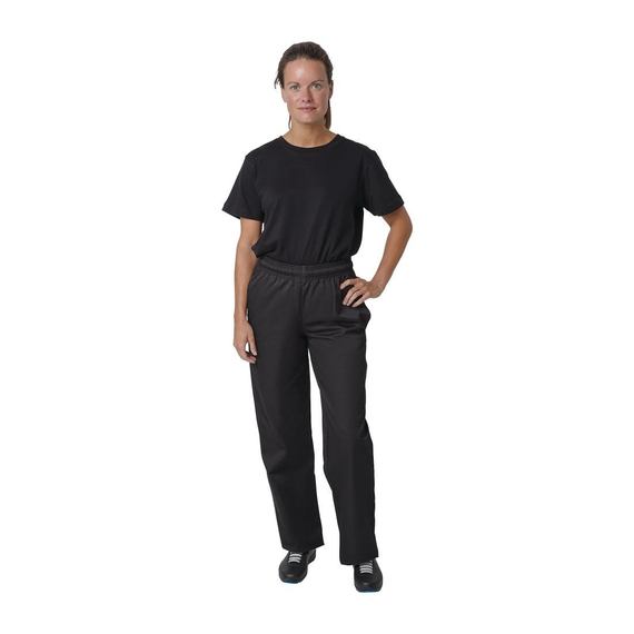 Whites Vegas Kochhose Polycotton Schwarz M